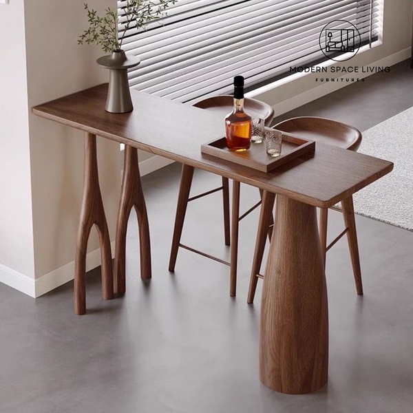 KELLIE Modern Solid Wood Bar Table
