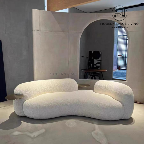 HUGO Modern Boucle Sofa