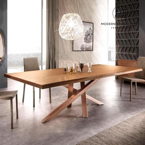 FANN Modern Solid Wood Dining Table