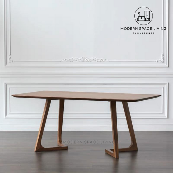 DENVER Rustic Solid Wood Dining Table