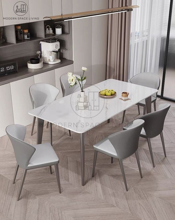 JECEY Modern Sintered Stone Dining Table