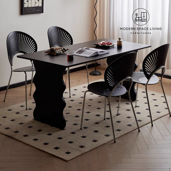 MOLLOW Modern Solid Wood Dining Table