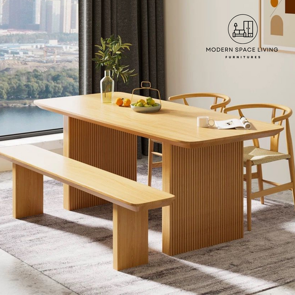 ESTHER Scandinavian Solid Wood Dining Table