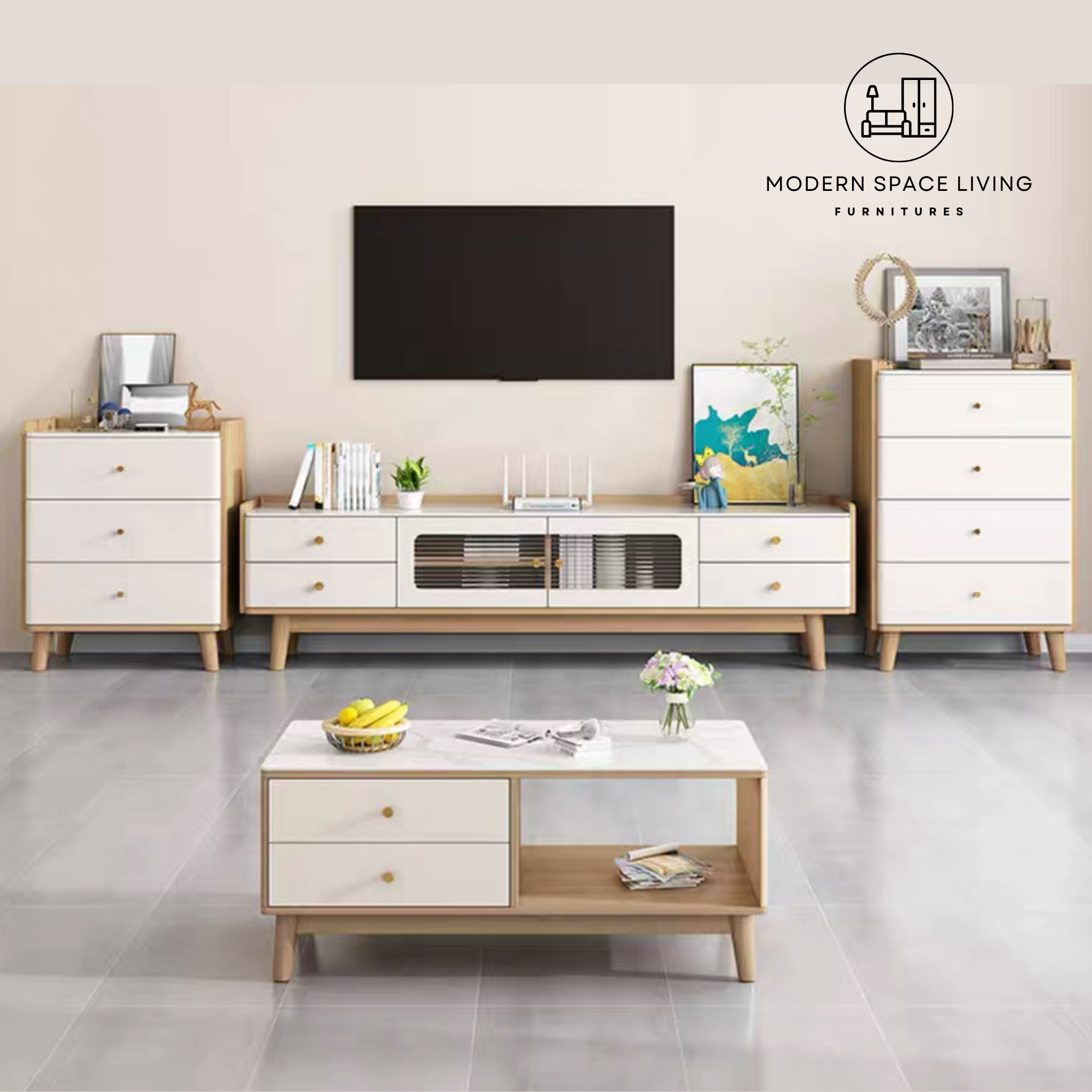 LOLLY Modern TV Console / Coffee Table – Modern Space Living