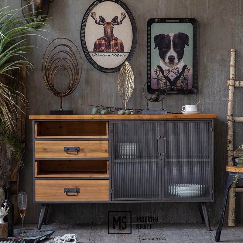 DANISH Industrial Sideboard – Modern Space Living