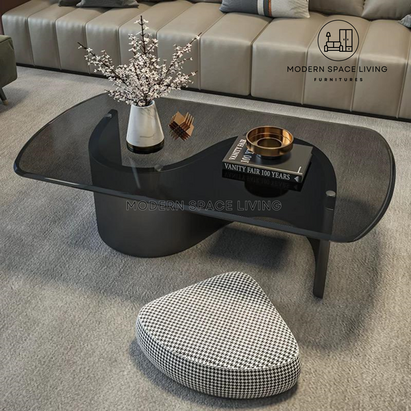 KOLDA Modern Glass Coffee Table