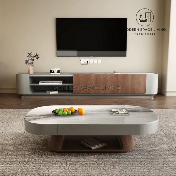 JENDOLIS Modern TV Console / Coffee Table