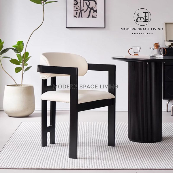 JASLYN Modern Solid Wood Dining Chair