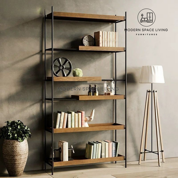 ADAN Minimalist Solid Wood Display Shelves