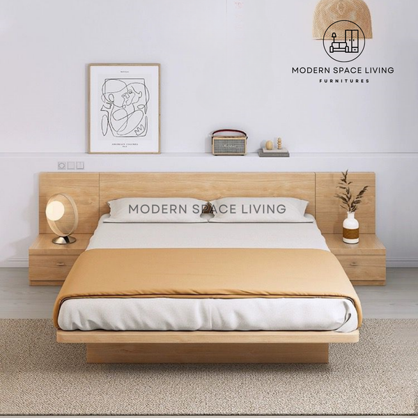 DENVER Modern Platform Storage Bed Frame