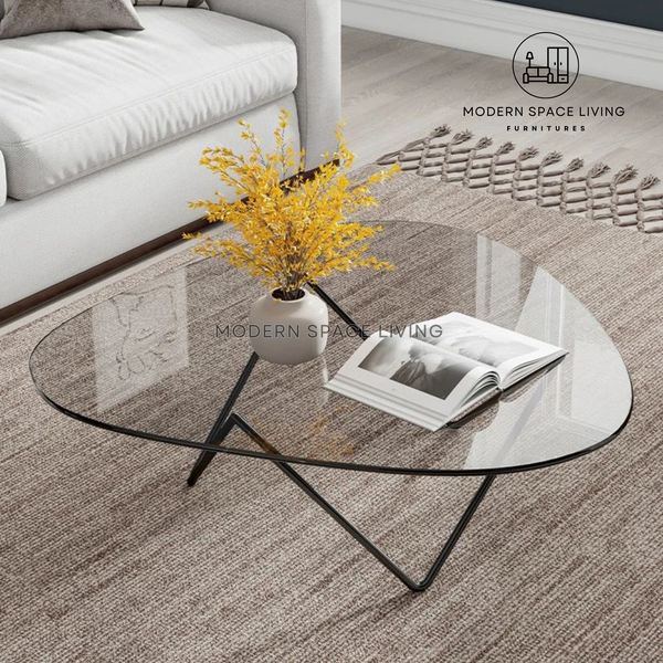 CIELA Modern Glass Coffee Table