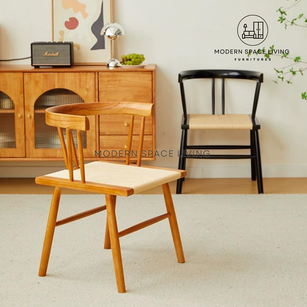 EIKO Japandi Solid Wood Chair