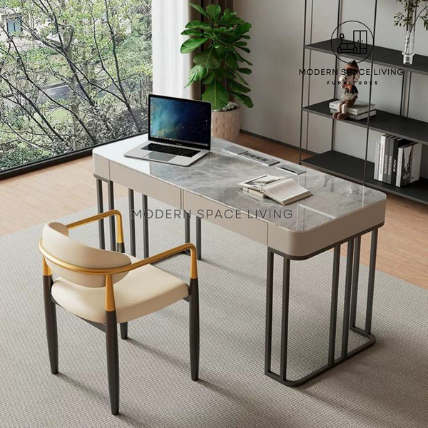 JEGANO Modern Sintered Stone Desk