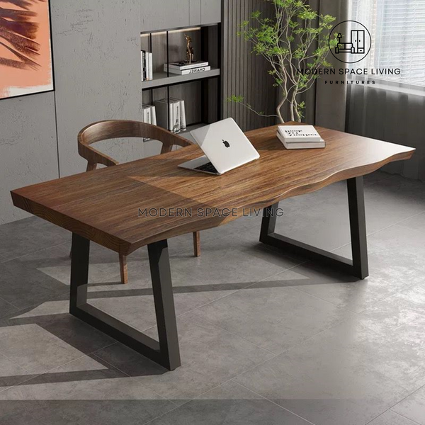 FUBON Industrial Solid Wood Desk