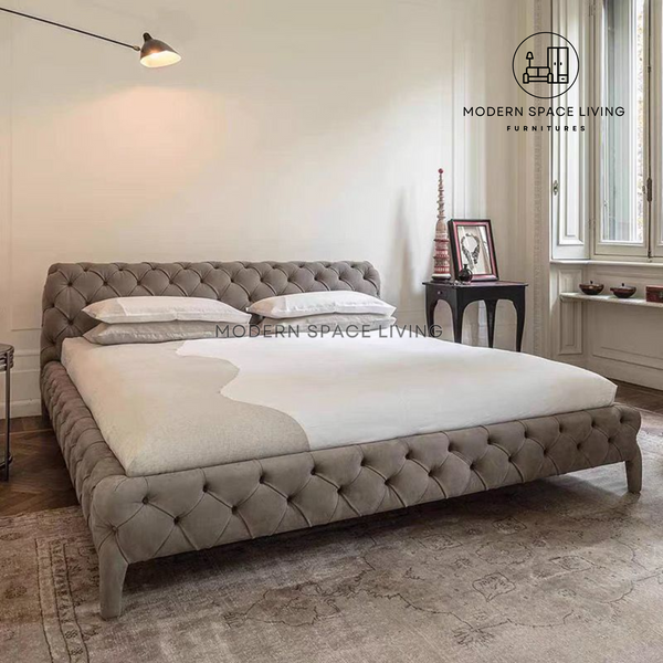 ELDORA Modern Tufted Bed Frame