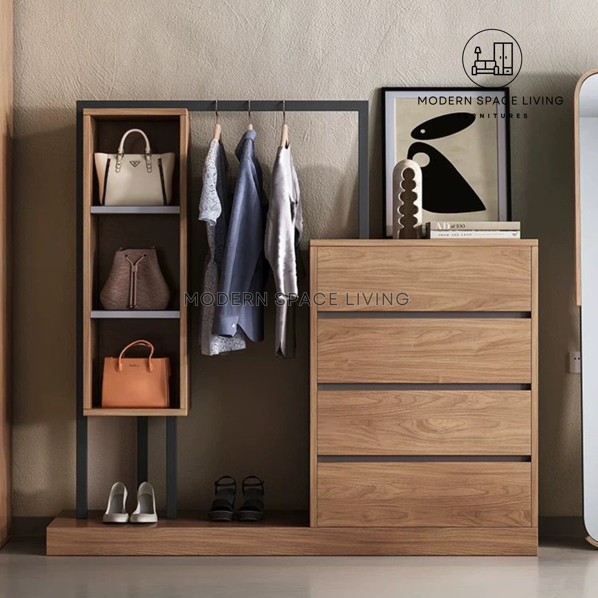 STAR Modern Clothes Rack – Modern Space Living