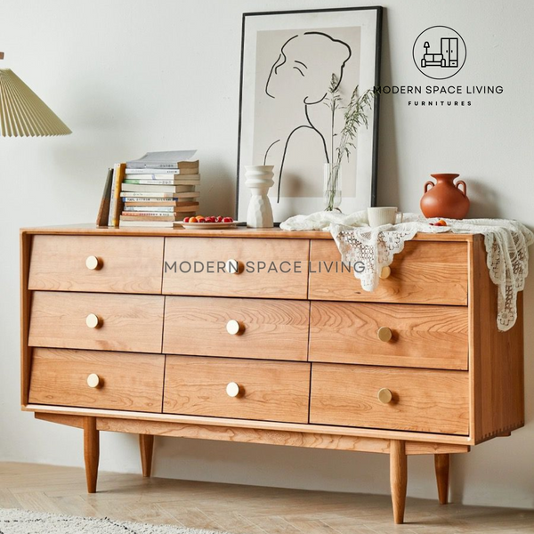 BRIAN Modern Solid Wood Chest of Drawers