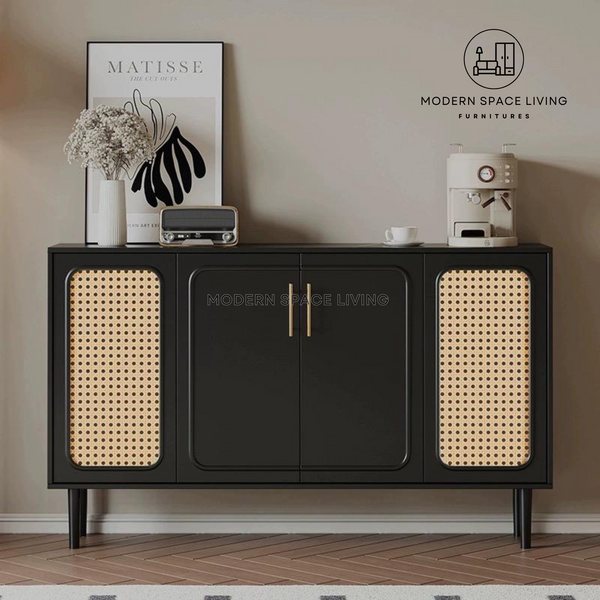 FINDY Vintage Rattan Sideboard