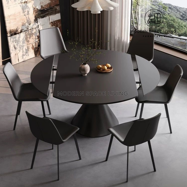 BRIKON Modern Extendable Sintered Stone Dining Table