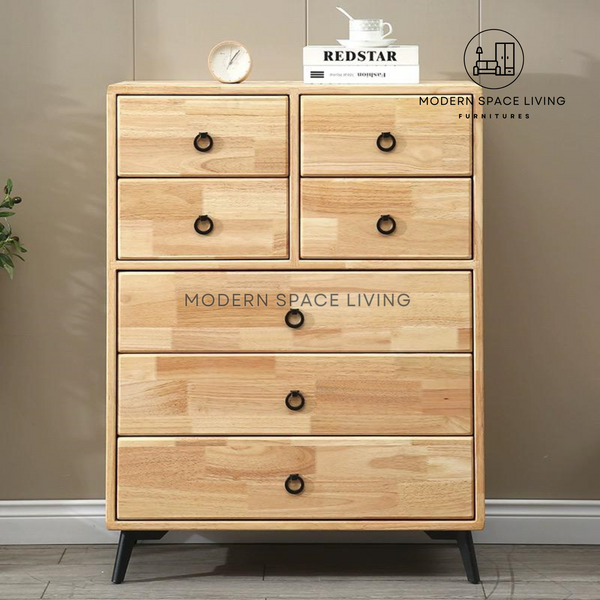 YEN Japandi Solid Wood Chest of Drawers