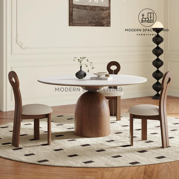 GIN Modern Round Sintered Stone Dining Table