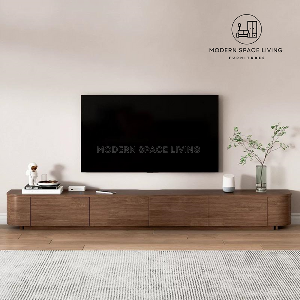 HALTEN Modern Solid Wood TV Console