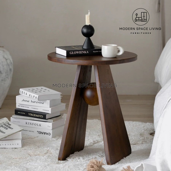 PETER Modern Solid Wood Side Table