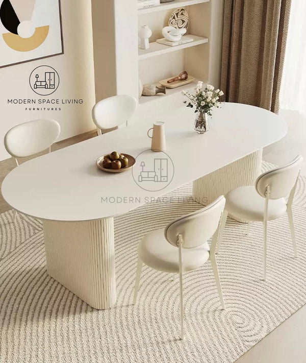 MISEN Modern Sintered Stone Dining Table