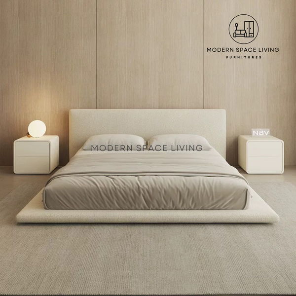 KIMI Modern Velvet Platform Bed