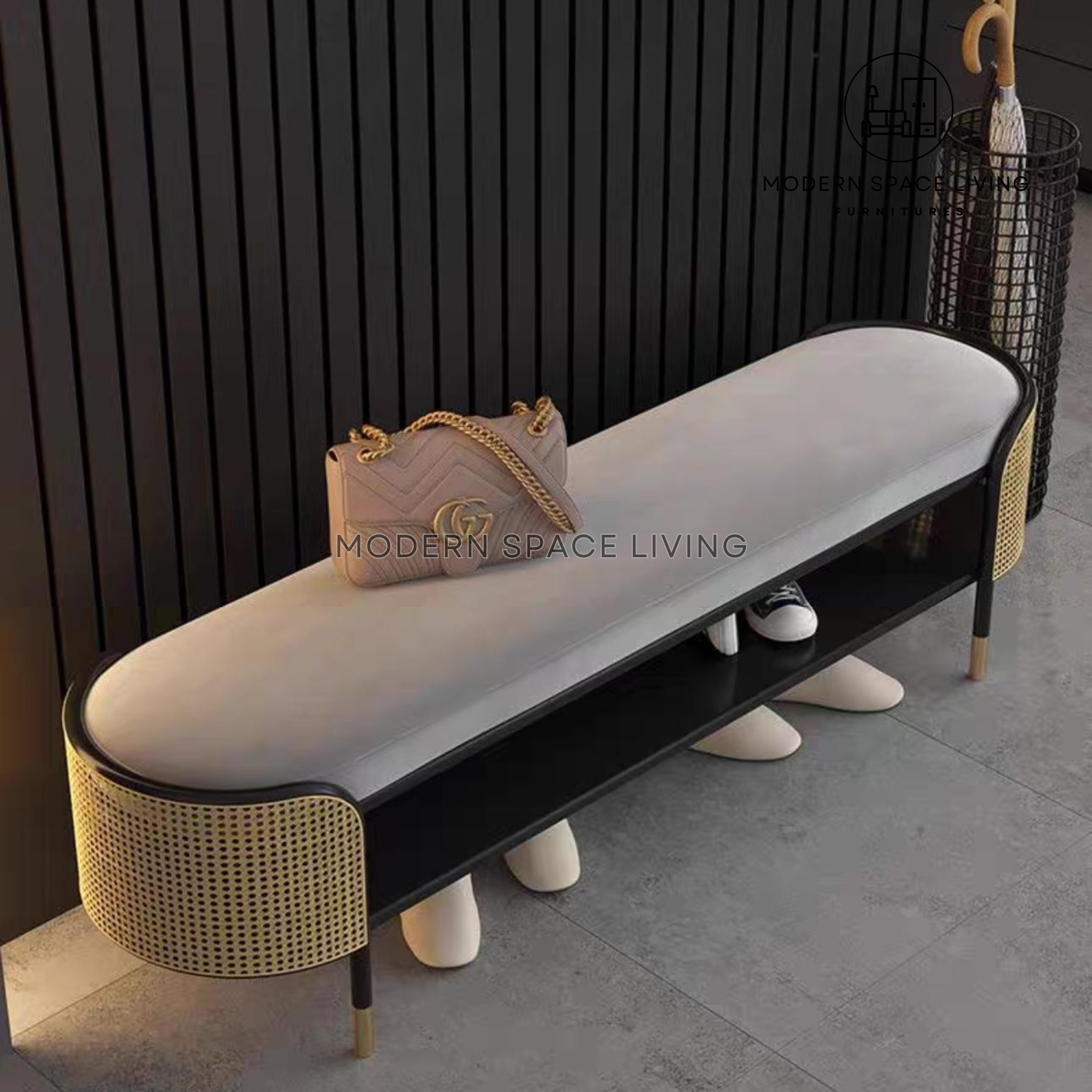 FLAIR Modern Hallway Bench – Modern Space Living