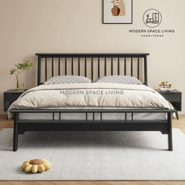 YANI Modern Solid Wood Bed Frame