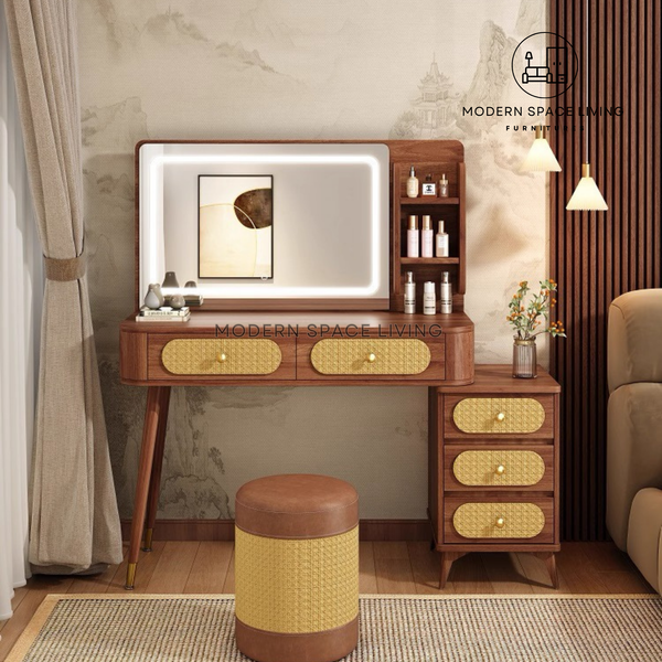 VESPERA Modern LED Dressing Table Set