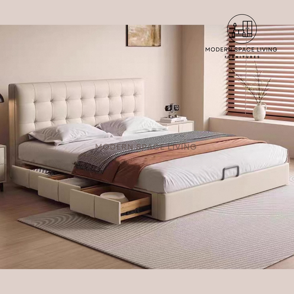 KAIA Modern Storage Bed Frame