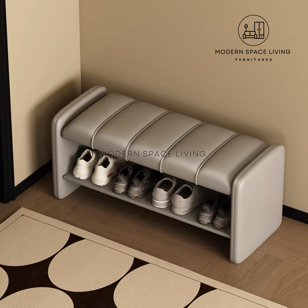 AKEMI Modern Pet-Friendly Entryway Bench