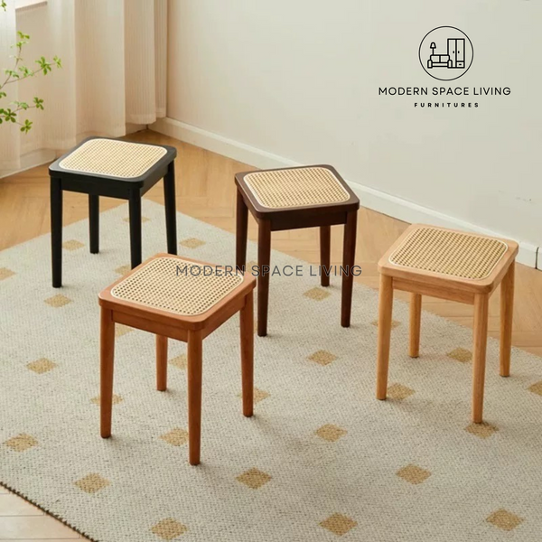 NALLEN Modern Solid Wood Stool