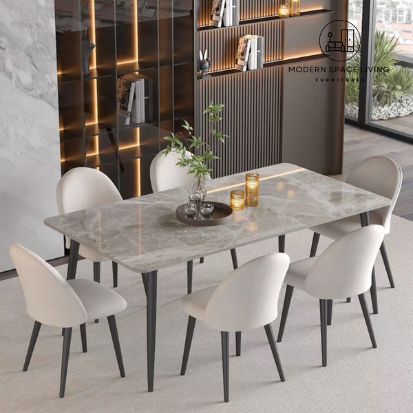 MENKI Modern Sintered Stone Dining Table