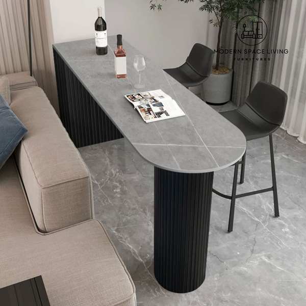 ROMAN Modern Sintered Stone Bar Table