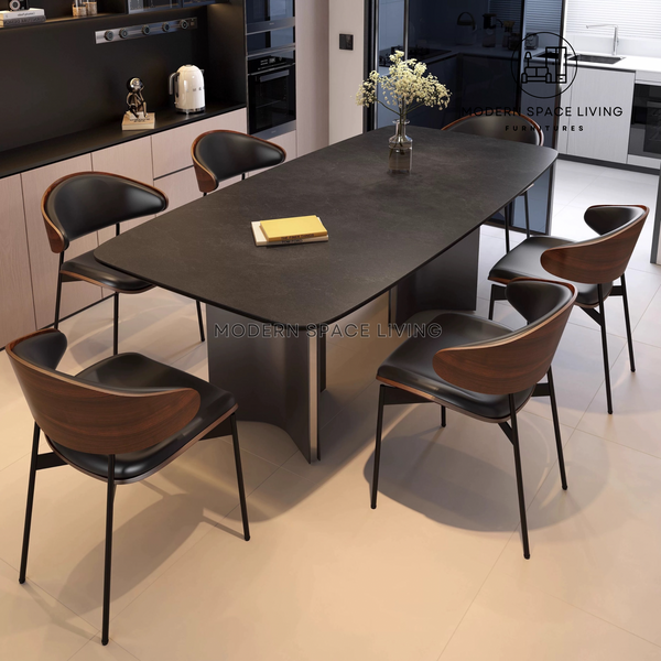 WALKER Modern Sintered Stone Dining Table