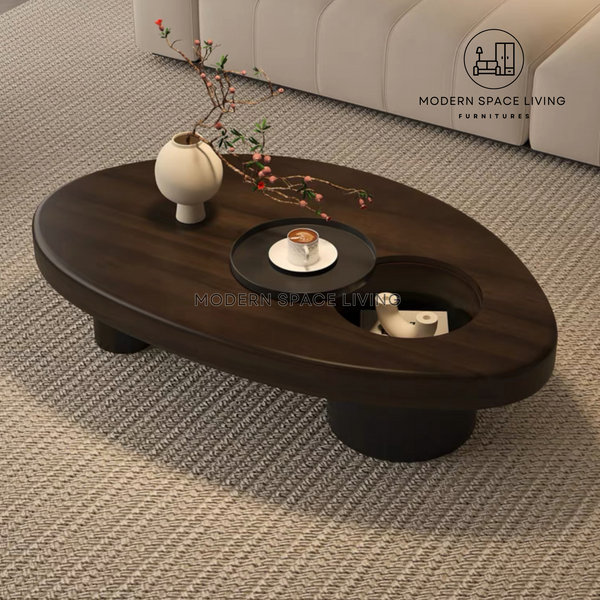 LYRA Modern Solid Wood Coffee Table