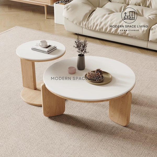 KAIYA Modern Sintered Stone Nesting Coffee Table