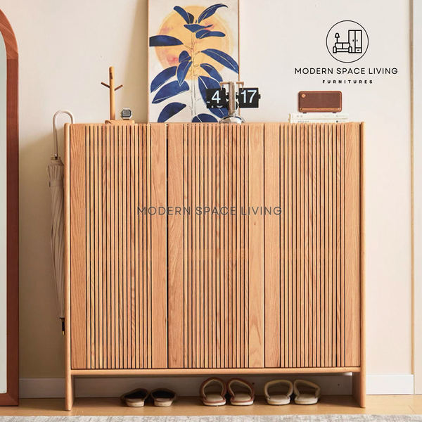 CALLIOPE Modern Solid Wood Shoe Cabinet