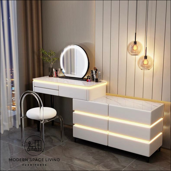 PAIGE Modern LED Vanity Table Set