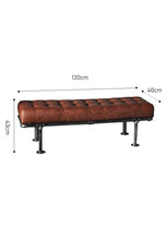 Load image into Gallery viewer, LAYLA Industrial Pipe Ottoman
