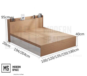 TOYOHASHI Storage Bed Frame