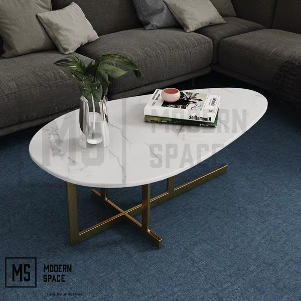 LENA Modern Oval Coffee Table