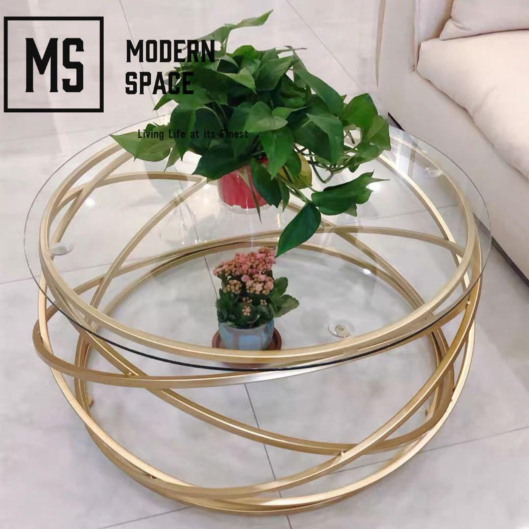 MILA Nordic Glass Coffee Table
