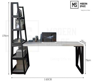 WAYNE Modern Desk with Shelves