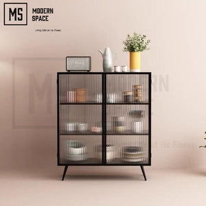 XYNA Modern Fluted Sideboard