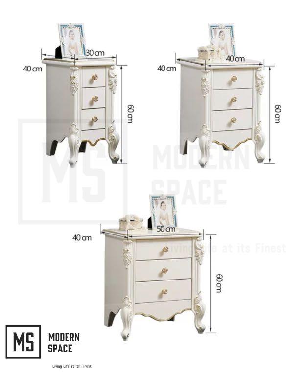 BLISS Victorian Bedside Cabinet – Modern Space Living