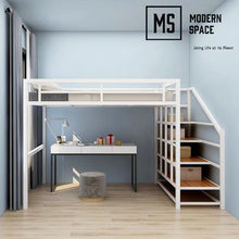 Load image into Gallery viewer, CHRISTINE Modern Loft Bed Frame
